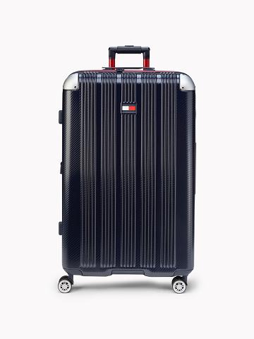 Férfi Tommy Hilfiger 28" Spinners suitcases Fekete | HU 1548FDN